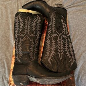 Old Gringo Mayra Relaxed Fit 18” Boot Black leather